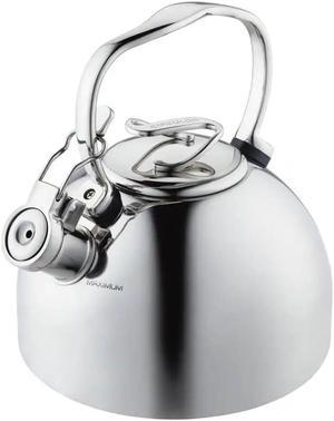 Circulon 48378 2.3-Quart Whistling Stainless Teakettle with Flip-Up Spout
