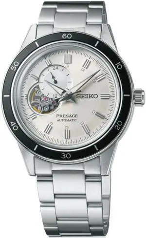Seiko SSA423 Presage Style60s Automatic - White/Stainless - 40.8mm