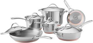 Nouvelle Stainless 11-Piece Cookware Set