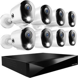 Night Owl 12 Channel DVR Home Security Camera System - 8 Pack