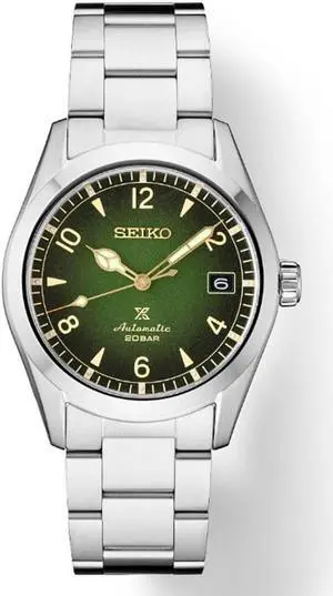 Seiko Prospex 1959 Mens Sports Watch - Stainless/Green