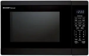Sharp 1.4 Cu. Ft. Black Countertop Microwave Oven