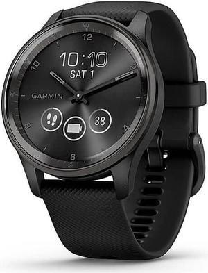 Garmin Vivomove Trend Hybrid Smartwatch (Slate Stainless Steel Bezel)
