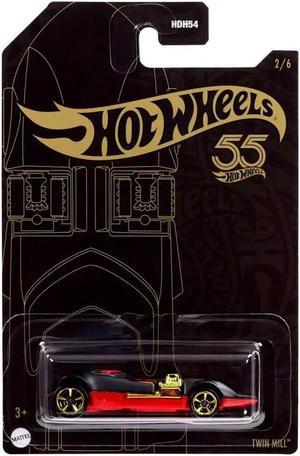 Mattel Hot Wheels 55th Anniversary Pearl  Chrome 2023 Twin Mill Diecast Car