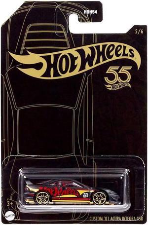 Mattel Hot Wheels 55th Anniversary Pearl  Chrome 2023 Custom 01 Acura Intergra GSR Diecast Car