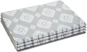 Oak and Reed FM31231 Origami Foldable Yoga Mat - Ikat Gray