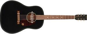 Gretsch JDDRDBLCKTOP Deltoluxe Dreadnought Guitar - Black Top