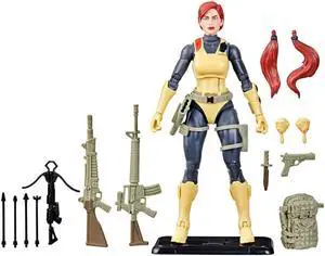 Hasbro 6 inch G.I. Joe Classified Series Retro Cardback Scarlett Action Figure