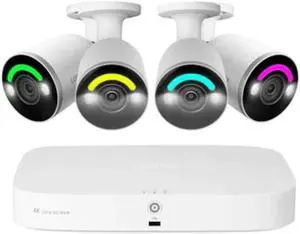 Lorex N847A628A4E Fusion 4K Wired Security System - White