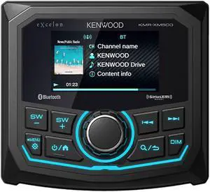 Kenwood eXcelon 2.7 inch LCD Digital Media Receiver with Bluetooth