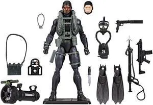 Hasbro F9679 6 inch G.I. Joe Classified Series 60th Anniversary Action Sailor - Recon Diver Action Figure