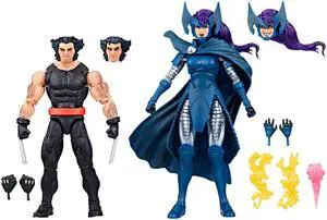 Hasbro F9040 6 inch Marvel Legends Series Wolverine and Psylocke