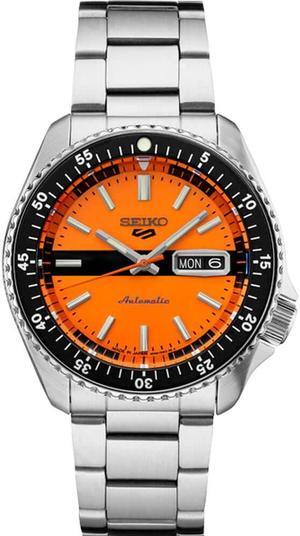 Seiko SRPK11 5 Sports Series 55th Anniversary Limited Edition Mens Watch - Stainless/Orange