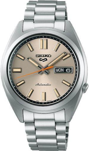 Seiko SRPK91 5 Sports SNXS Series Mens Watch - Stainless Steel/Ivory