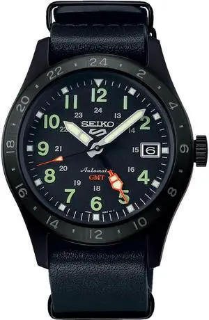 Seiko SSK025 5 Sports Field Series Mens Watch - Black