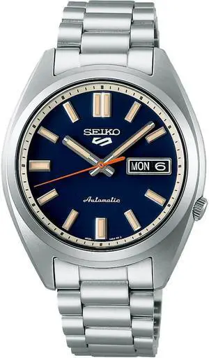 Seiko SRPK87 5 Sports SNXS Series Mens Watch - Stainless Steel/Navy