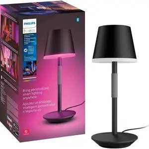 Hue 576454 Philips Go Black Portable Table Lamp
