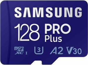 SAMSUNG PRO Plus 128GB microSDXC Flash Card w/ Adapter Model MB-MD128SA/AM