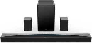 TCL Q85H Q Class 7.1.4 Channel Sound Bar with Wireless Subwoofer and Surround Speakers - Black
