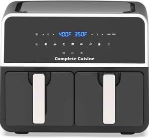 Complete Cuisine CC9000DUALAF 9.5 Quart Dual Basket Digital Air Fryer