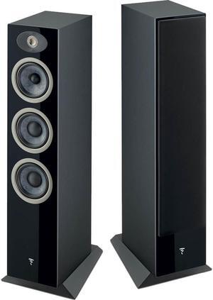 Focal THEVAN3DBLK Theva No. 3 3-Way Floorstanding Speaker (Each) - Black High Gloss
