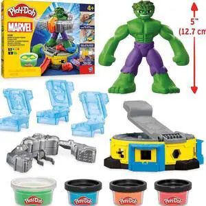 Hasbro F9826 Play-Doh Hulk Smash & Squish Playset with Hulk Action Figure