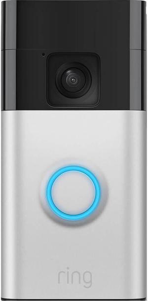 Ring RINGSATIN24 Battery Doorbell (2024 Release) - Satin Nickel