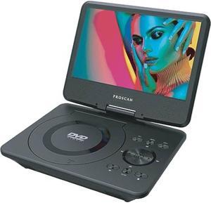 Proscan PDVD9019 9 inch Portable Swivel Screen DVD Player - Black