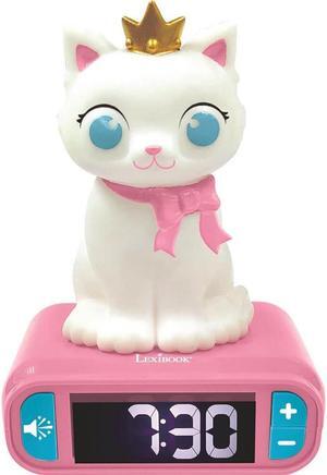 Lexibook RL800KT Digital Alarm Clock and Night Light for Kids - Kitten