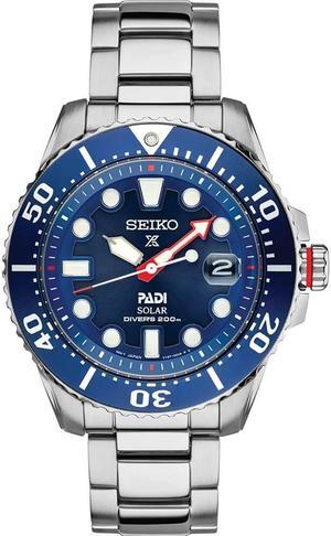 Seiko SNE549 Prospex PADI Special Edition Solar Divers Watch - Stainless Steel
