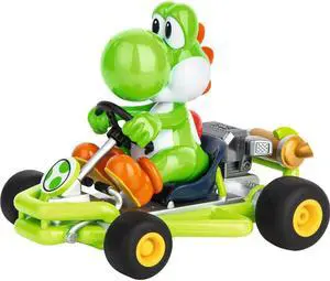 Carrera 370200988 2.44 GHz Mario Kart Pipe Kart RC Car - Yoshi