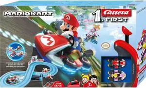 Carrera 20063024 Mario Kart Mario vs. Peach First Beginner Slot Car Racing Set
