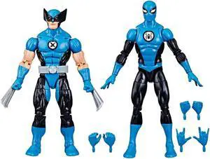 Hasbro F9051 6 inch Marvel Legends Series Wolverine and Spider-Man Action Figures