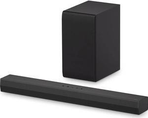LG S40T 2.1 ch.Soundbar with Wireless Subwoofer  TV Synergy  Wow Interface  AI Sound Pro (2024 New Model)