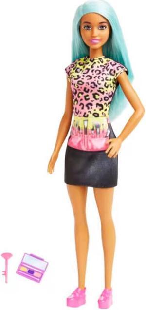 Mattel HKT66 Barbie Makeup Artist With Teal Hair Doll