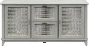 Twin Star Home OT610PO116 Sideboard Buffet - Fairfax Oak
