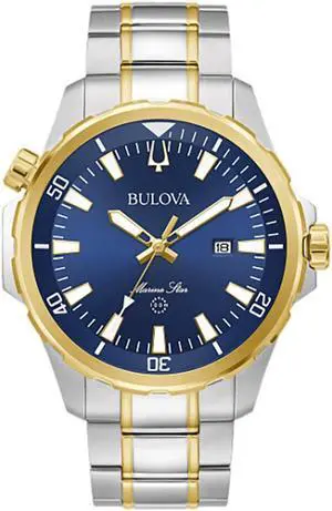 Bulova 98B384 Mens Marine Star Two-Tone Watch