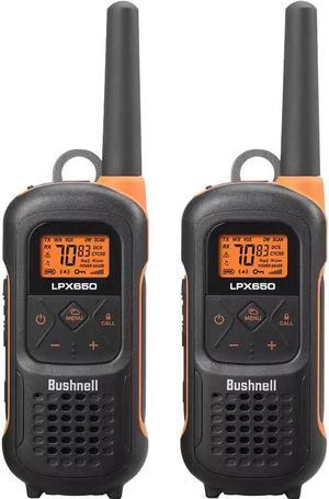 Bushnell LPX650 Waterproof Long Range 2-Way Radio Walkie-Talkies with Weather Radio