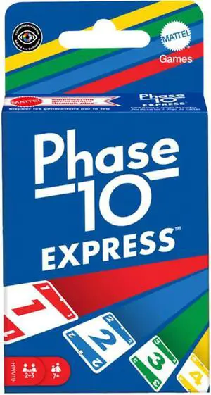 Mattel HWV19 Phase 10 Express Card Game