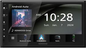 Kenwood DMX5710 6.8 inch Digital Multimedia Bluetooth Receiver with Apple CarPlay and Android Auto