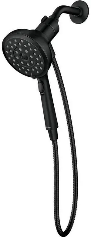 Moen 220H2BL Verso Handheld With Infiniti Dial Shower System - Matte Black