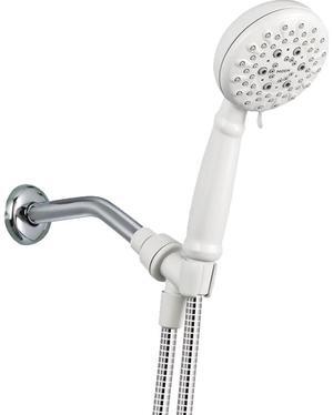 Moen 23046W01 Banbury Five-Function 4 inch Diameter Handheld Spray Showerhead With Shower System - Glacier
