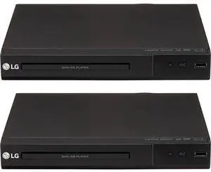 LG DP132H2PK Multi Format 1080p Upscaling DVD Player - 2 Pack