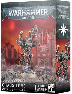 Games Workshop GW43101 Warhammer 40K: Chaos Space Marines: Chaos Lord with Jump Pack
