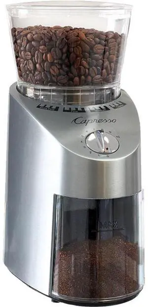 Capresso 57599 Infinity Plus Conical Burr Grinder - Stainless