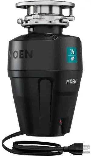 Moen EX50C 1/2 Horsepower Prep Series Continuous Feed Garbage Disposal - Corded