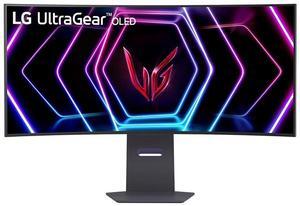 LG 39.6" 240 Hz OLED WQHD Gaming Monitor FreeSync Premium Pro & G-Sync Compatible DCI-P3 98.5% (CIE1976) HDMI, DisplayPort, USB, Audio UltraGear 39GS95QE-B