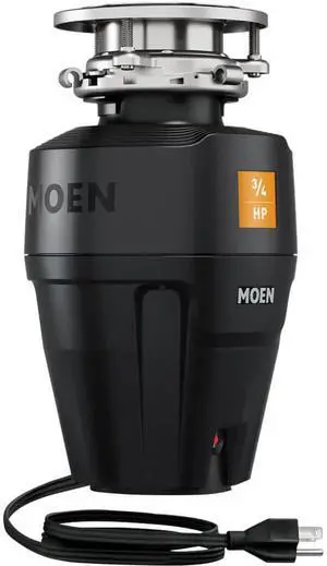 Moen EX75C 3/4 Horsepower Host Series Continuous Feed Garbage Disposal - Corded