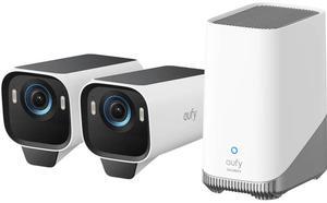 Eufy eufyCam S3 Pro 4K 2-Cam Kit  Intelligent Surveillance with Night Vision & Solar Power