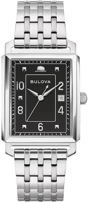Bulova 96B461 Frank Sinatra Collection The Very Thought Of You Quartz Watch - Stainless/Black